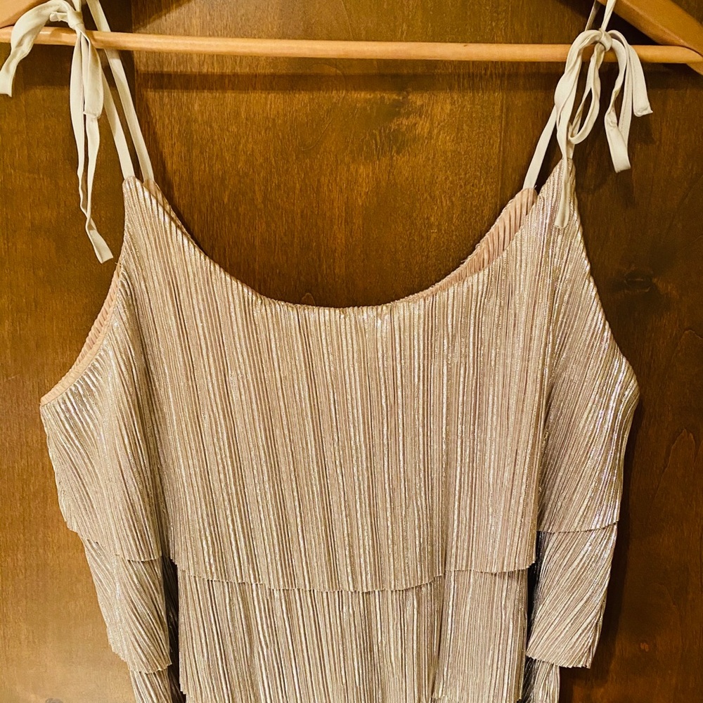 Patterson J Kincaid Layered Gold Tank - S